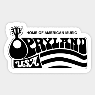 Opryland USA | All Black | Opryland USA | Nashville Tennessee Sticker